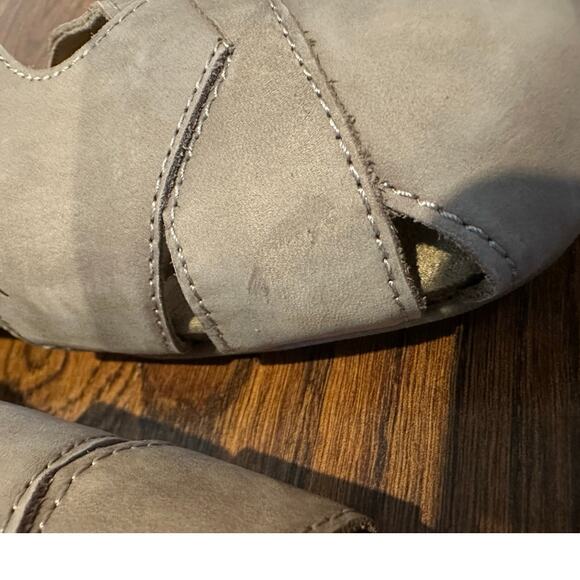 Earth Origins Birdine Leather Fisherman Sandal Taupe 8.5N NWT Summer Comfort - Picture 7 of 11